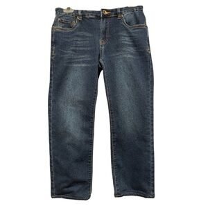 Lucky Brand Billy Straight jeans. Classic five pocket design. Blue. Boys size 14